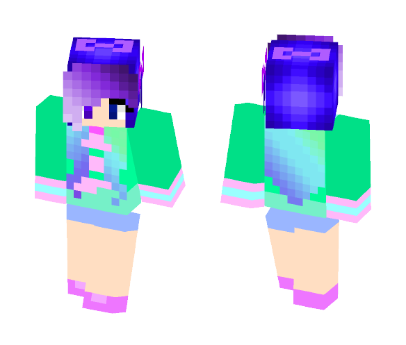 Purple Shore - Female Minecraft Skins - image 1