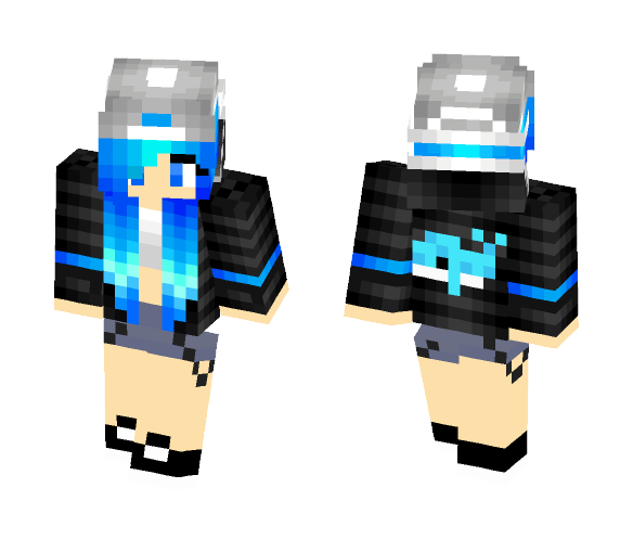Dolphin girl - Girl Minecraft Skins - image 1