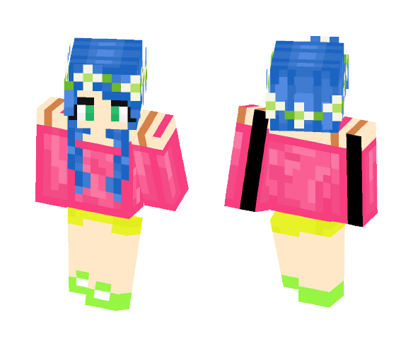 Flower Crown {Enchanted} - Flower Crown Minecraft Skins - image 1