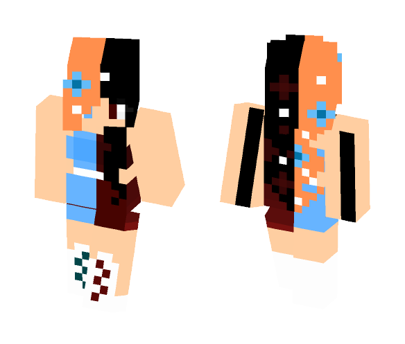 good and evil girl - Girl Minecraft Skins - image 1
