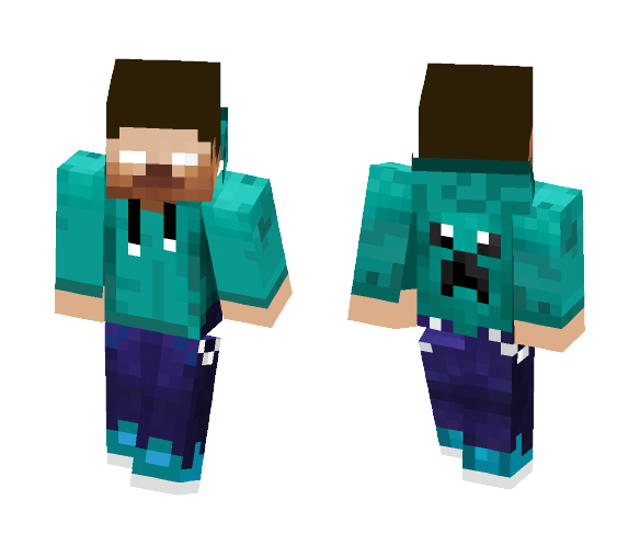 Teen Herobrine - Herobrine Minecraft Skins - image 1