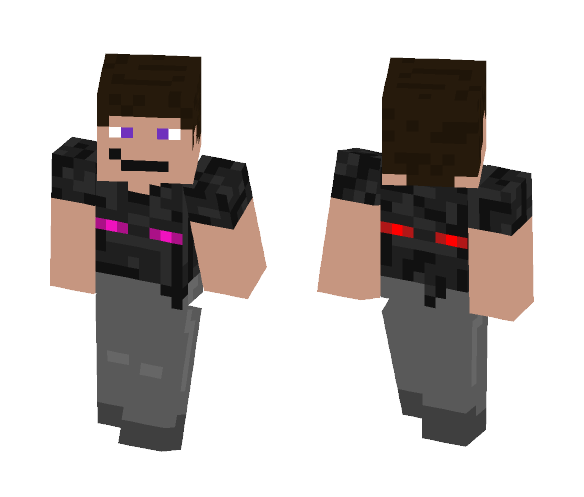 Ender shirt - Male Minecraft Skins - image 1