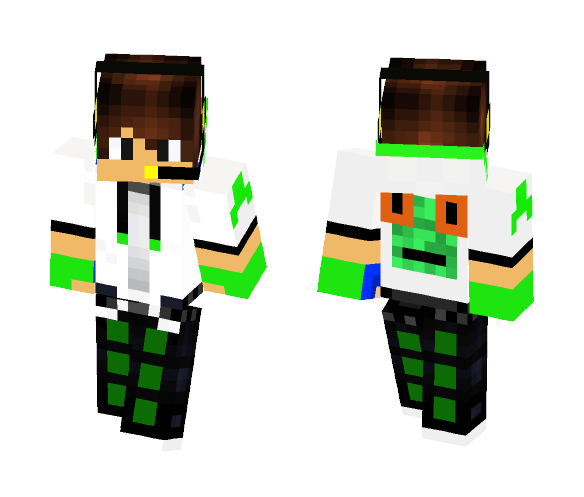 Frog Gamer - Male Minecraft Skins - image 1