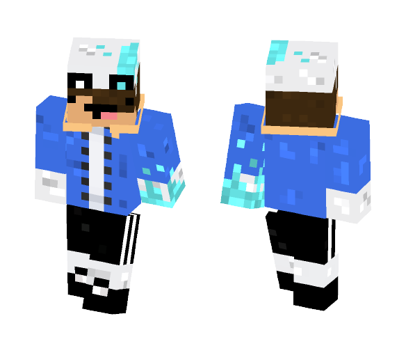 Kid with sans costume undertale - Male Minecraft Skins - image 1