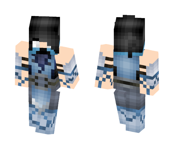 Sub-Zero [Female] - Female Minecraft Skins - image 1