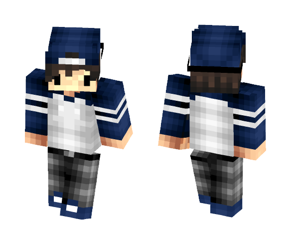 Blue,Teenageboy - Male Minecraft Skins - image 1