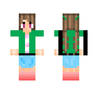 idk~ PiggyTails & Ombre shoes..