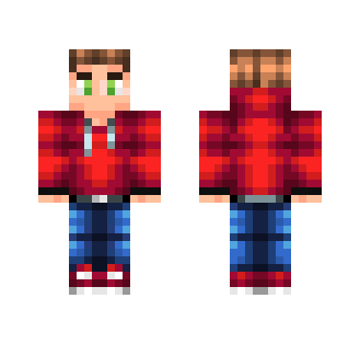 Red fashion boy