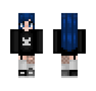 blue hair