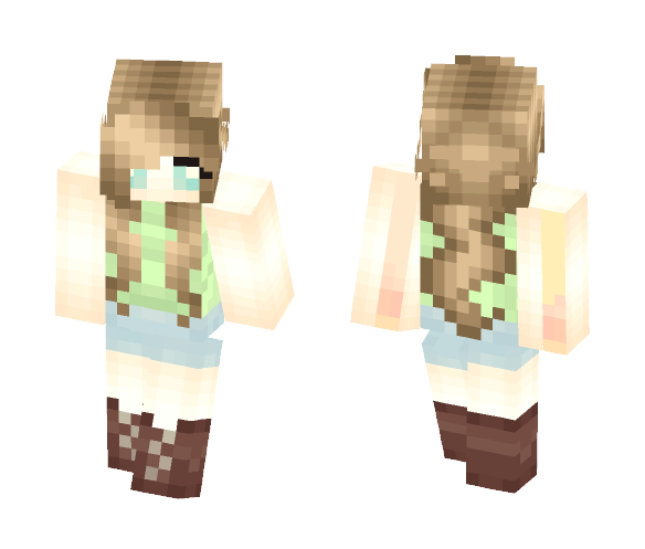 Download Free Her Life was an Old Photograph Skin for Minecraft image 1 Her Life was an Old Photograph - Female Minecraft Skins - image 1