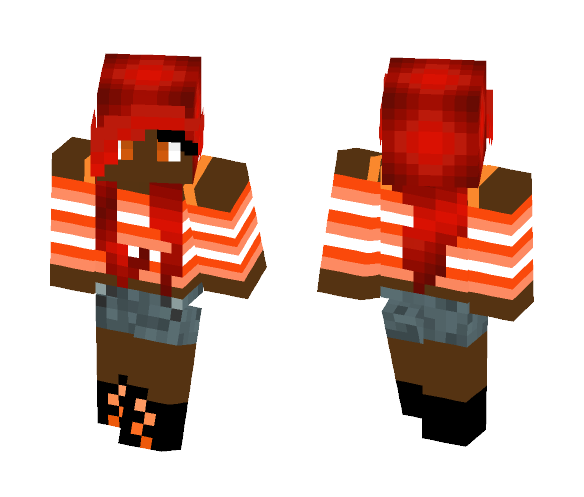 Peach - Female Minecraft Skins - image 1