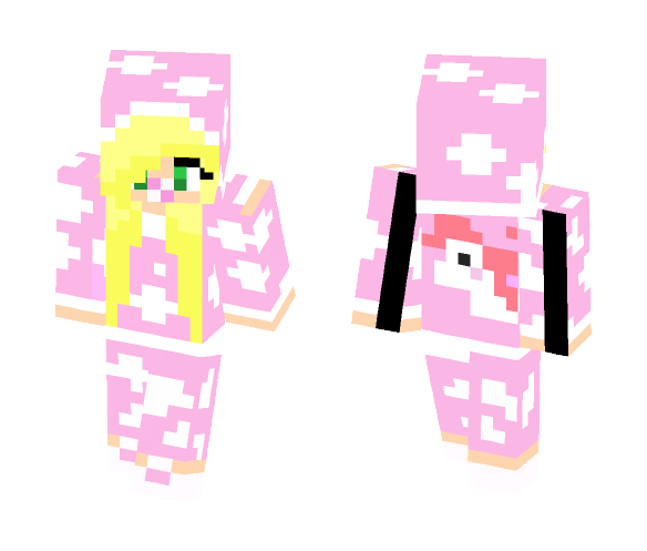 Download Free Pink Pajama Baby Girl Skin for Minecraft image 1 Pink Pajama Baby Girl - Baby Minecraft Skins - image 1