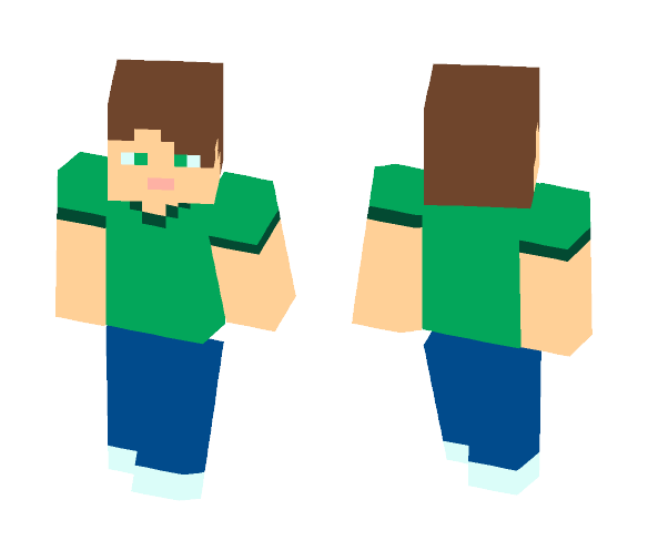Short Haired Brunette - Female Minecraft Skins - image 1