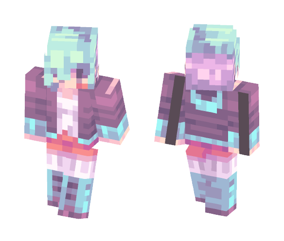 Download Free two toned hair is pretty neat Skin for Minecraft image 1 two toned hair is pretty neat - Interchangeable Minecraft Skins - image 1