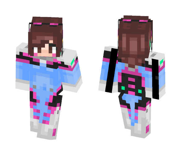 ???? Overwatch | D.Va ???? - Female Minecraft Skins - image 1