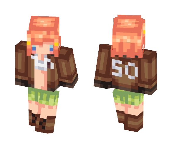 Download Free Fem America | Hetalia/Nyotalia Skin for Minecraft image 1 Fem America | Hetalia/Nyotalia - Female Minecraft Skins - image 1
