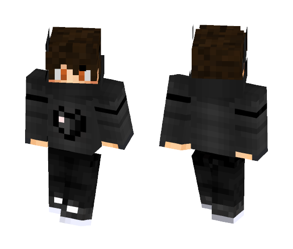 Black heart - Male Minecraft Skins - image 1