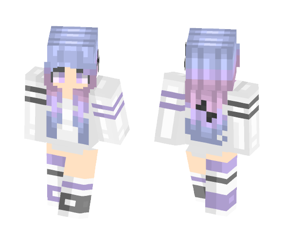 Download Free Just Live Life Colorful Skin for Minecraft image 1 Just Live Life Colorful - Female Minecraft Skins - image 1