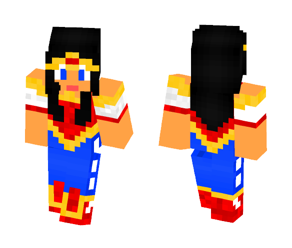 DC Super Hero Girls Wonder Woman - Comics Minecraft Skins - image 1