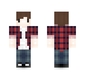 Hipster Flannel Boy