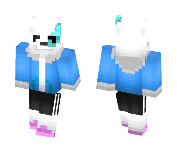 Sans (flashing eye) - Male Minecraft Skins - image 1
