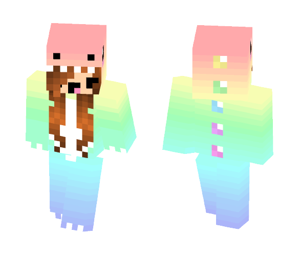 Download Free Cutiepie Dino Girl Skin for Minecraft image 1 Cutiepie Dino Girl - Girl Minecraft Skins - image 1
