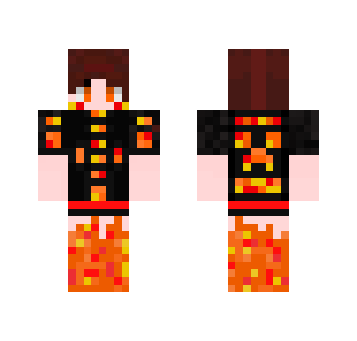 Blazeon Warrior (F) - Female Minecraft Skins - image 2