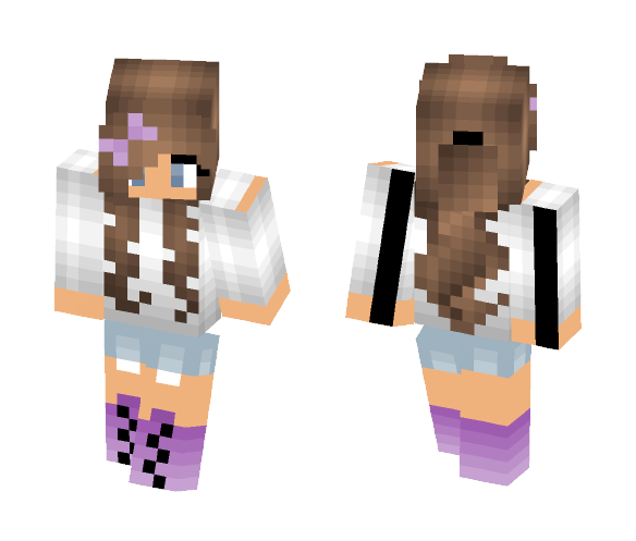 Download Free Casual Girl Skin for Minecraft image 1 Casual Girl - Girl Minecraft Skins - image 1
