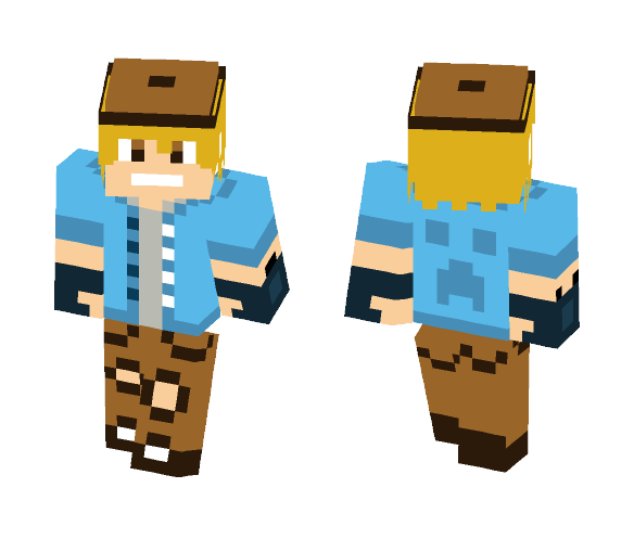 Cool boy (my first skin) - Boy Minecraft Skins - image 1