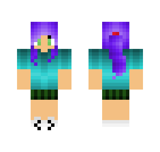 Ombre Effect - Female Minecraft Skins - image 2