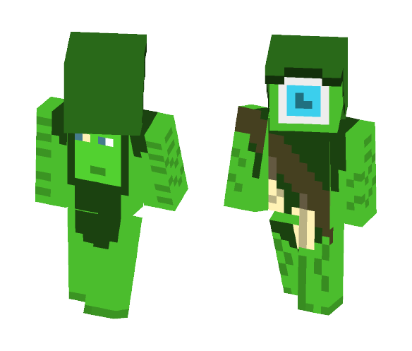 Clock Eye Troll - Male Minecraft Skins - image 1