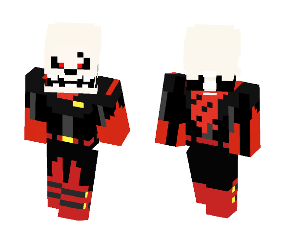 Underfell Papyrus - Male Minecraft Skins - image 1