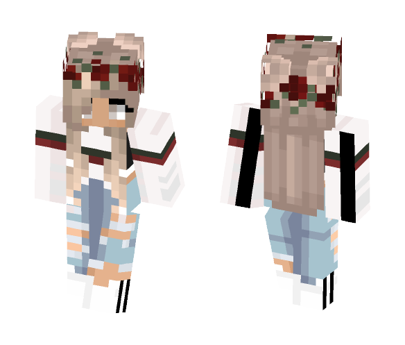 Download Free Tumblr Girl Skin for Minecraft image 1 Tumblr Girl - Girl Minecraft Skins - image 1
