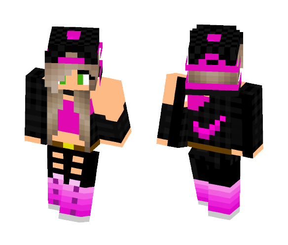 Download Free Nike Girl Skin for Minecraft image 1 Nike Girl - Girl Minecraft Skins - image 1