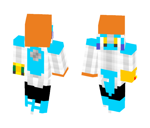 Funtime BlueClaw the Dinosaur Base - Interchangeable Minecraft Skins - image 1