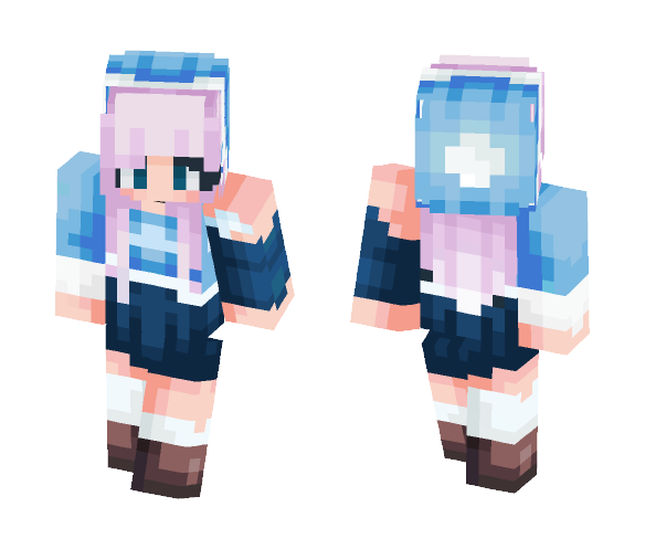 Download Free ~Lykrai Wilkin~ Frost Heart OC Skin for Minecraft image 1 ~Lykrai Wilkin~ Frost Heart OC - Female Minecraft Skins - image 1