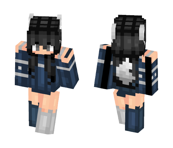 Wolf Girl - Girl Minecraft Skins - image 1
