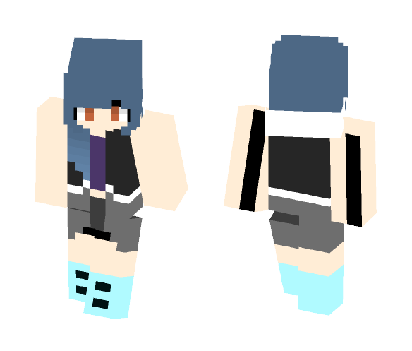 Mika [] Okegom OC [] [] Unshaded [] - Female Minecraft Skins - image 1