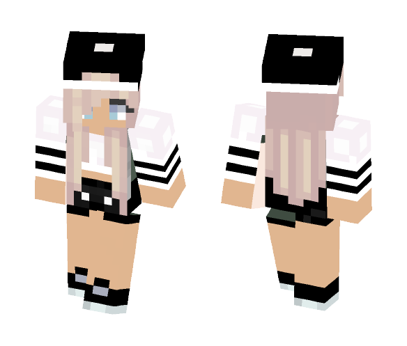 Pinked Hair - Female Minecraft Skins - image 1