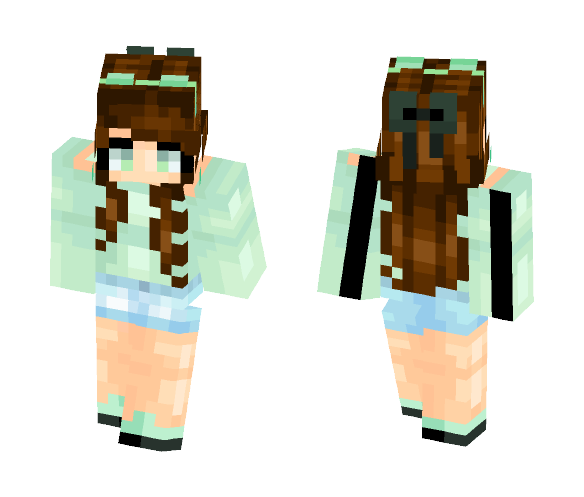 Mint Leaf - Female Minecraft Skins - image 1