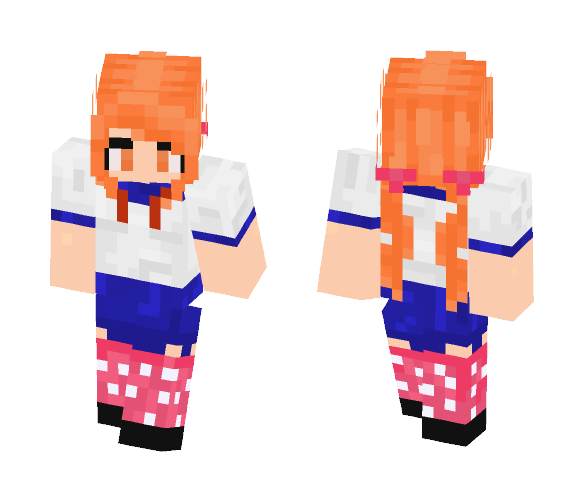 Yandere Sim Osana Najimi{Enchanted} - Female Minecraft Skins - image 1