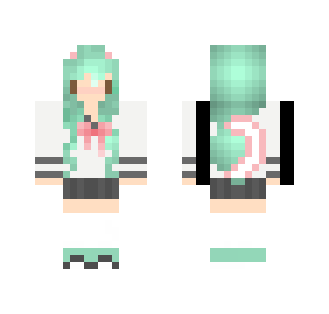 Schoolgirl Chibi - Female Minecraft Skins - image 2