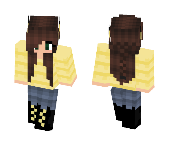 Pikachu - Female Minecraft Skins - image 1