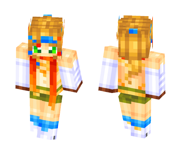 Rikku [Final Fantasy X-2] - Female Minecraft Skins - image 1