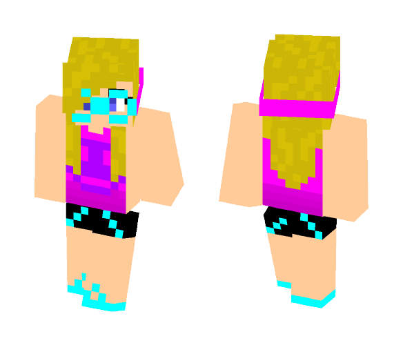 Beach girl… and news - Female Minecraft Skins - image 1