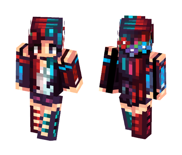 Psychadelic Chic - Female Minecraft Skins - image 1