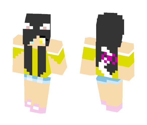 cute white cat girl - Cat Minecraft Skins - image 1