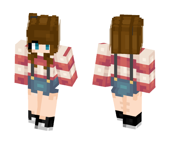 Stripes - Female Minecraft Skins - image 1