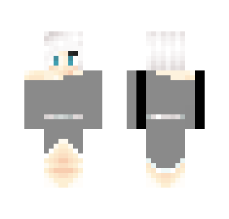 magical white hair girl (i guess) - Color Haired Girls Minecraft Skins - image 2
