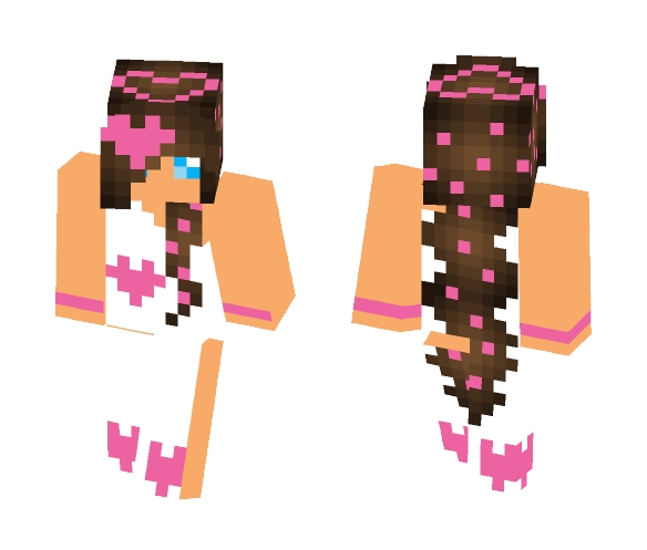 Download Free Love girl Skin for Minecraft image 1 Love girl - Girl Minecraft Skins - image 1
